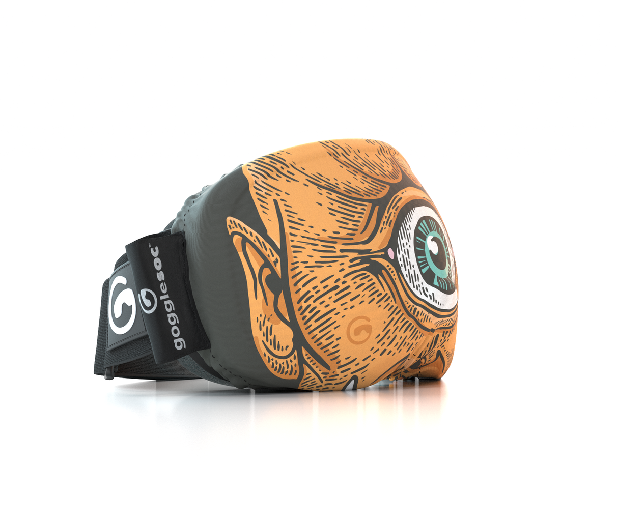 Created by GOGGLESOC APPAREL LIMITED, the spooky gogglesocs is one of our signature gogglesocs's. The spooky gogglesocs is available throughout Canada and North America from dedicated stockists or online.
