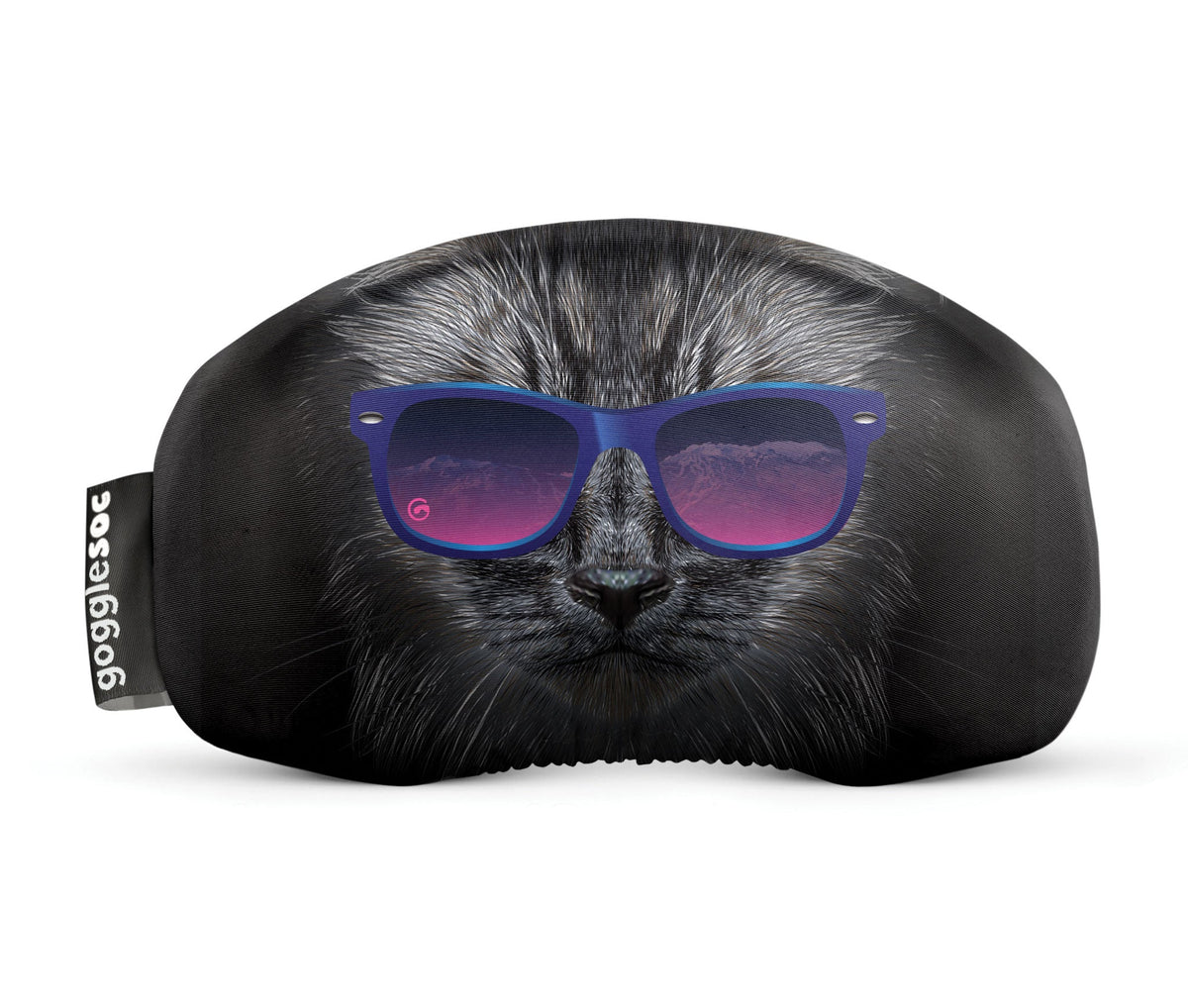 Created by GOGGLESOC APPAREL LIMITED, the bad kitty soc is one of our signature gogglesoc's. The bad kitty soc is available throughout Canada and North America from dedicated stockists or online.