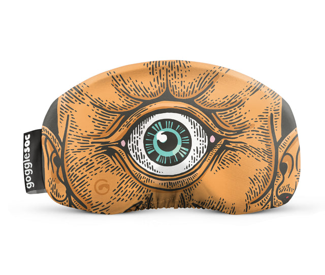 Created by GOGGLESOC APPAREL LIMITED, the cyclops soc is one of our signature gogglesocs's. The cyclops soc is available throughout Canada and North America from dedicated stockists or online.