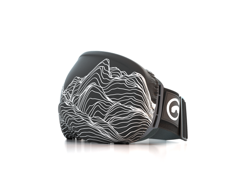 Created by GOGGLESOC APPAREL LIMITED, the contour lines soc is one of our signature gogglesoc's. The contour lines soc is available throughout Canada and North America from dedicated stockists or online.