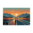 Created by GOGGLESOC APPAREL LIMITED, the sunset road trip swipeout is one of our signature swipeouts's. The sunset road trip swipeout is available throughout Canada and North America from dedicated stockists or online.