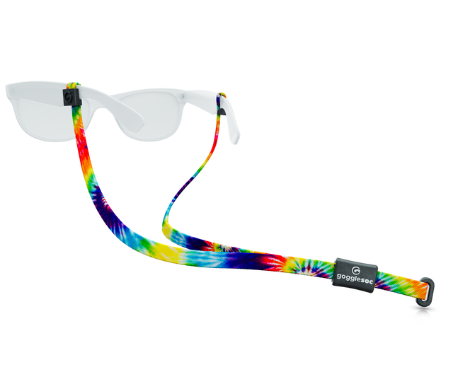 Created by GOGGLESOC APPAREL LIMITED, the tie dye sunnystring is one of our signature sunnystrings's. The tie dye sunnystring is available throughout Canada and North America from dedicated stockists or online.